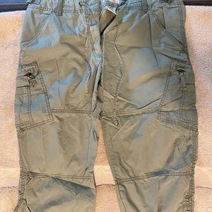 Faded Glory Green Capri Pants Size 16